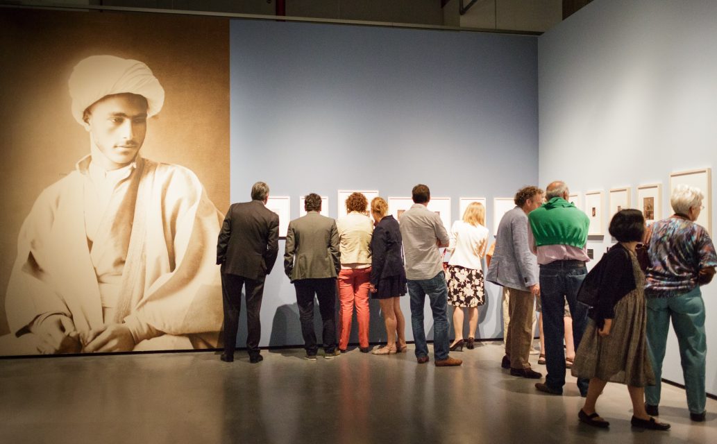 The opening of the Oil & Paradise exhibition at Nederlands Fotomuseum, Rotterdam, June 14, 2014.