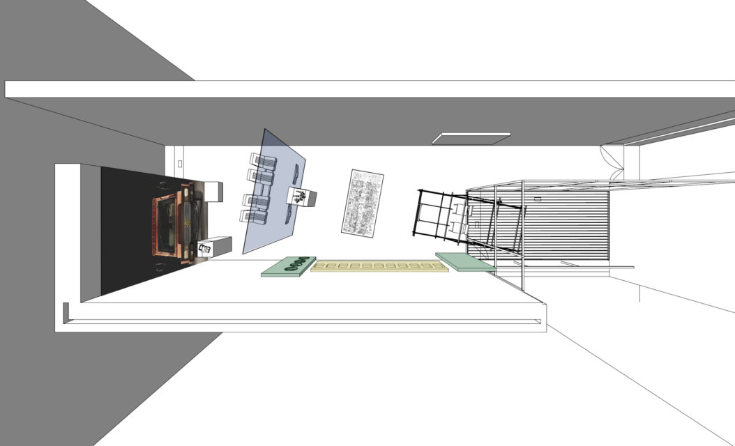 Exhibition sketch of Turtle 1 Showroom