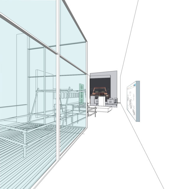 Exhibition sketch of Turtle 1 Showroom