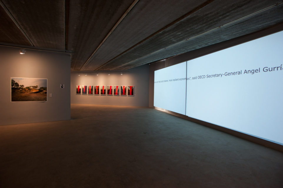 Installation shot of WATW at Three Shadows Photography Art Centre, Beijing (2009-2010).