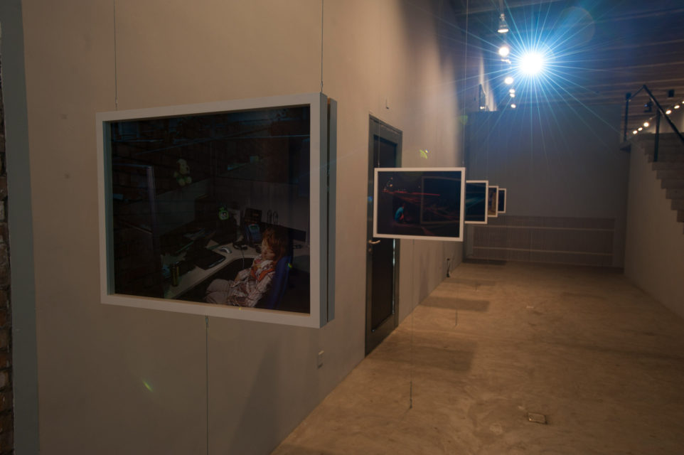 Installation shot of WATW at Three Shadows Photography Art Centre, Beijing (2009-2010).