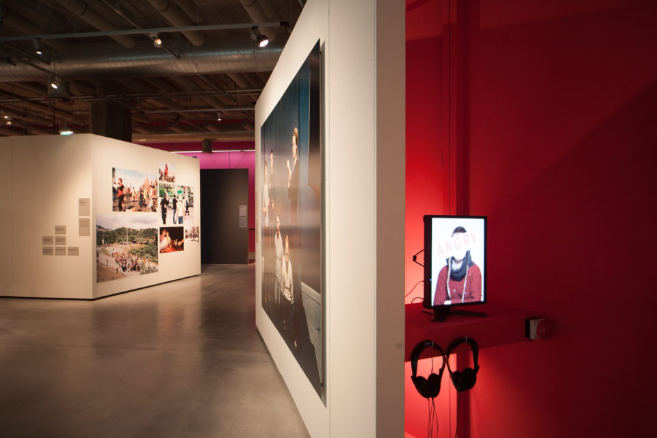 Installation shot of ANGRY, Nederlands Fotomuseum Rotterdam, 2011