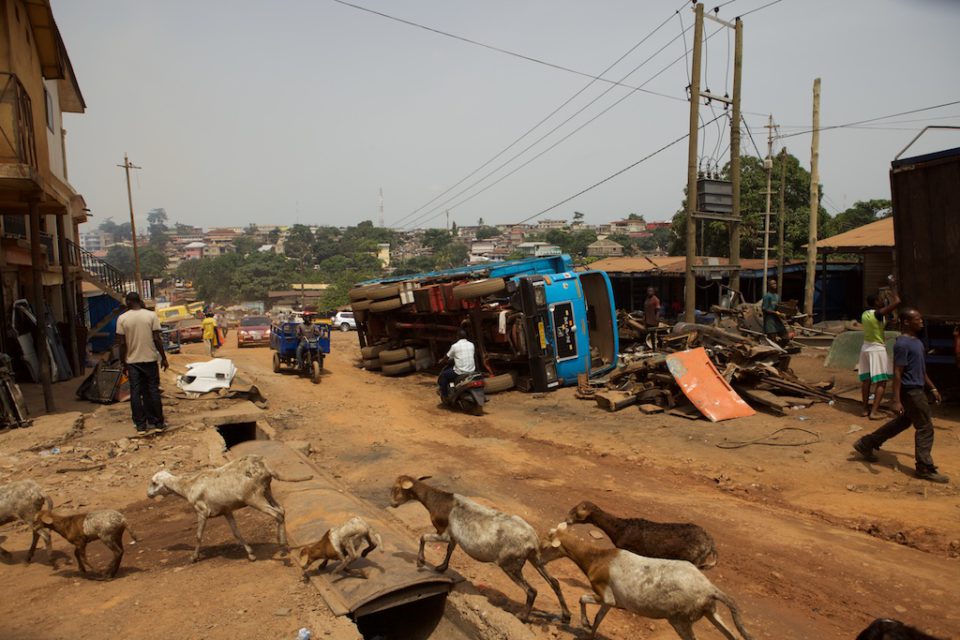 High petrol prices make transport expensive. As a result trucks are overloaded and regularly capsize