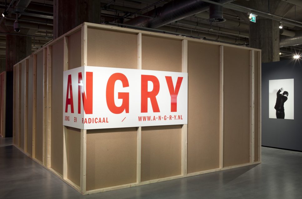 Installation shot of ANGRY  at Nederlands Fotomuseum Rotterdam 2011