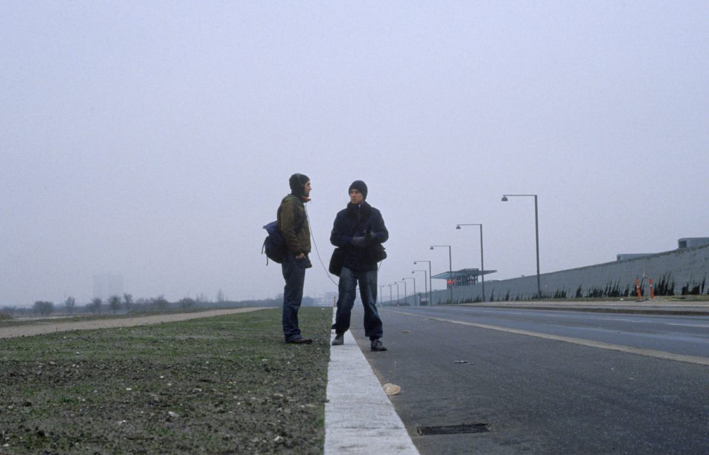 Waiting for the Demonstration at the wrong time (2003-2007), C-prints. Two young men want to record one of the many protests against the EU top in Copenhagen. 