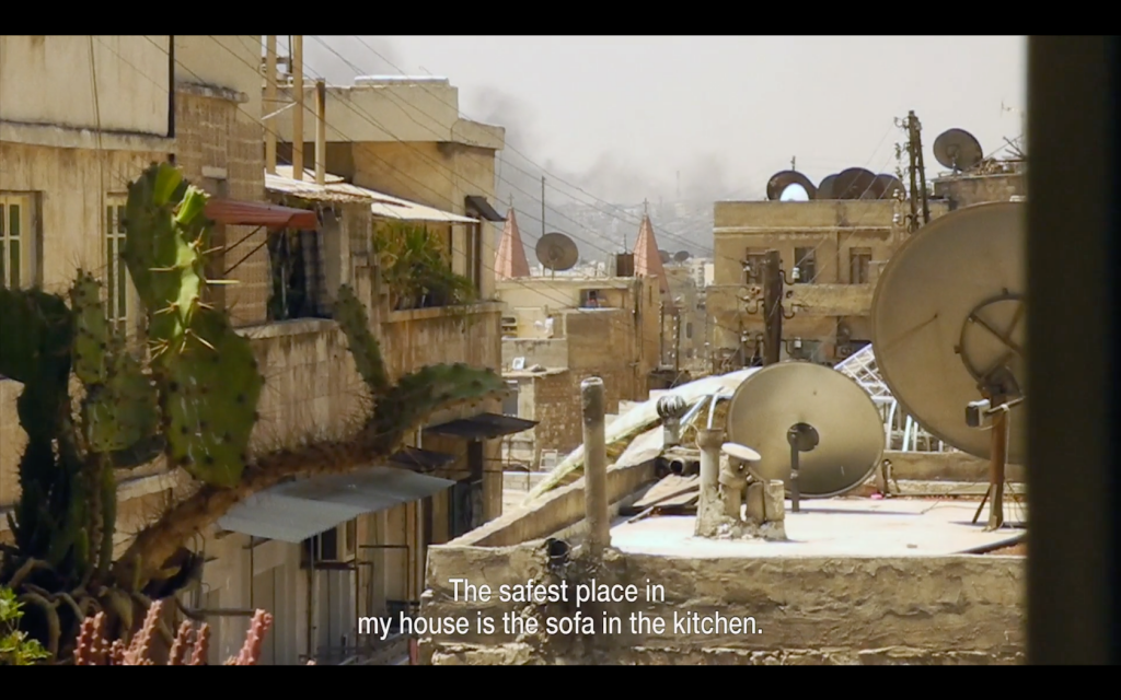 Still from 9 days - From My Window in Aleppo