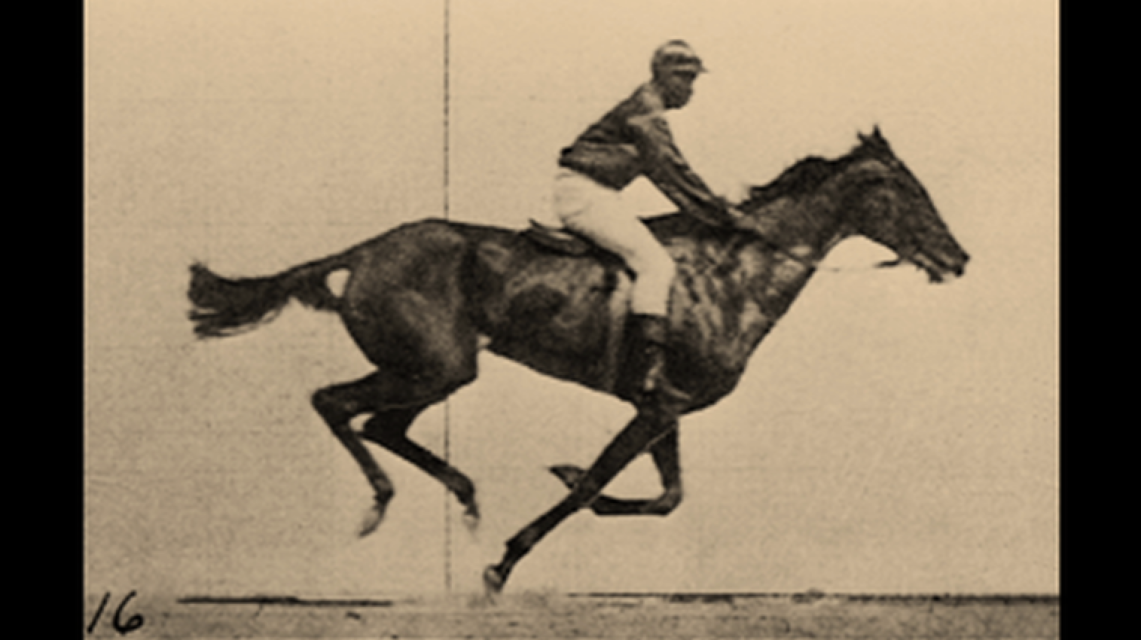 Analogue film still by Eadweard Muybridge