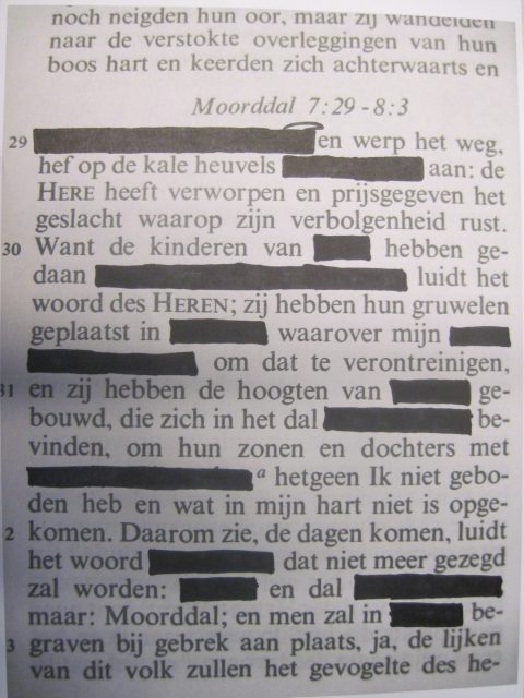 Title: Censuur [Censorship], School: Wolfert van Borselen Bi-lingual, Rotterdam, Group: TH4E, Made By: Bryan, Shiwa, Abdelkarim, Jelle, Nathaniel