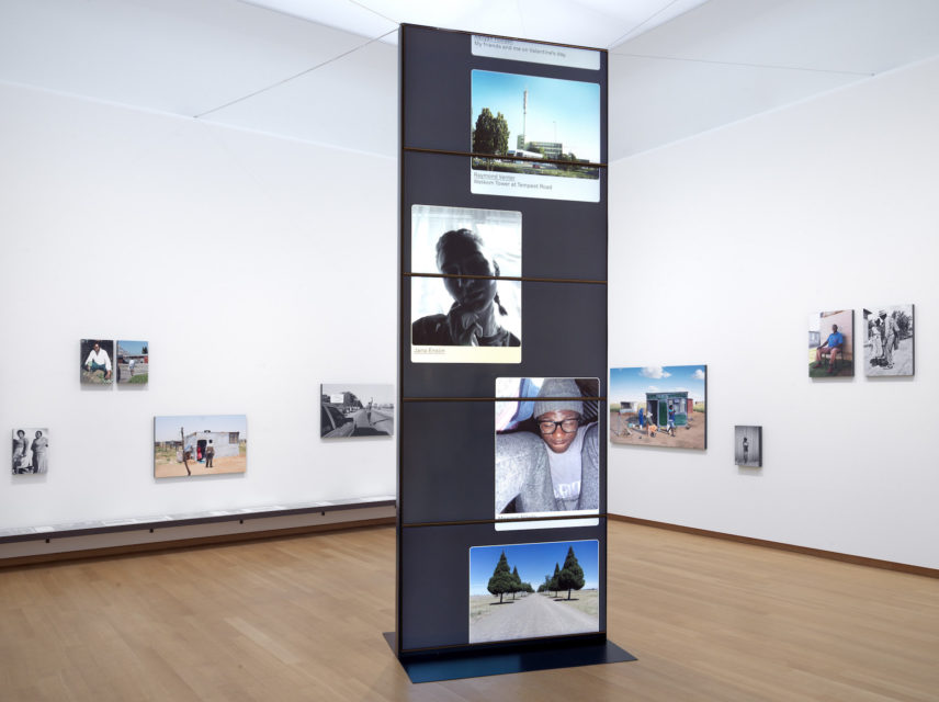 Installation view Welkom Today – Ad van Denderen, Lebohang Tlali and many others, 2019, Stedelijk Museum Amsterdam.