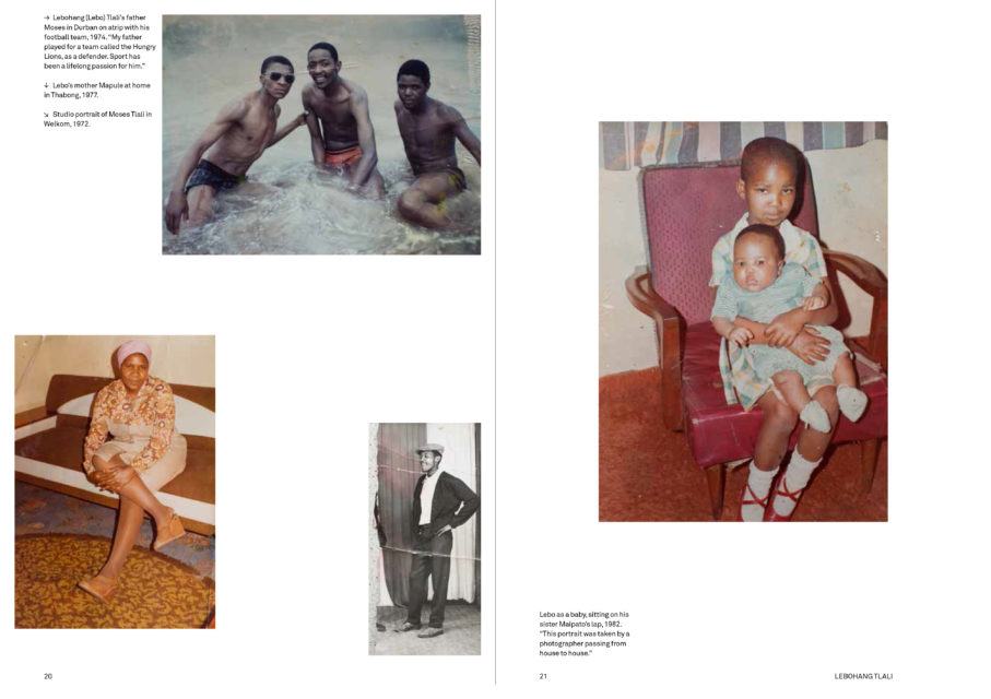 Spread from the photo book Welkom Today, English edition