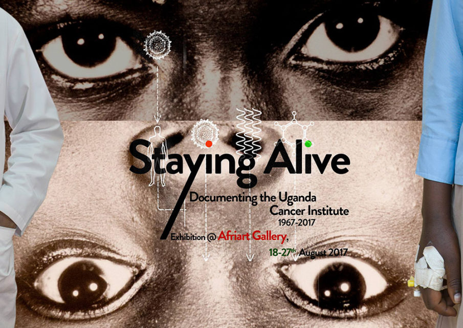 Poster exhibition Staying Alive at Afriart Gallery