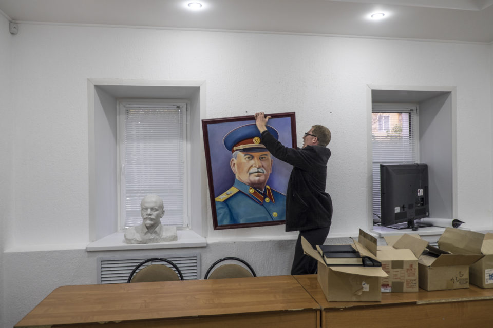 Dmitri Filjayev is the chairman of the Stalin centre. Russia’s first Stalin centre was opened in the city of Penza in 2015. 