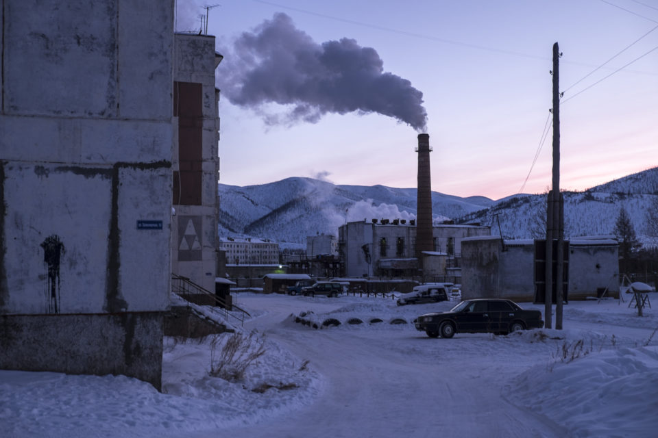 The small city Yagodnoye in Kolyma.