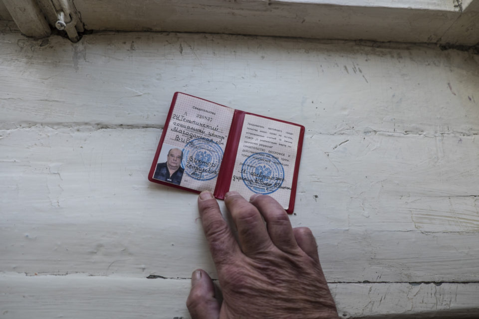 This card is given to people when they are officially rehabilitated from the crimes they were accused of under the Stalinist regime.