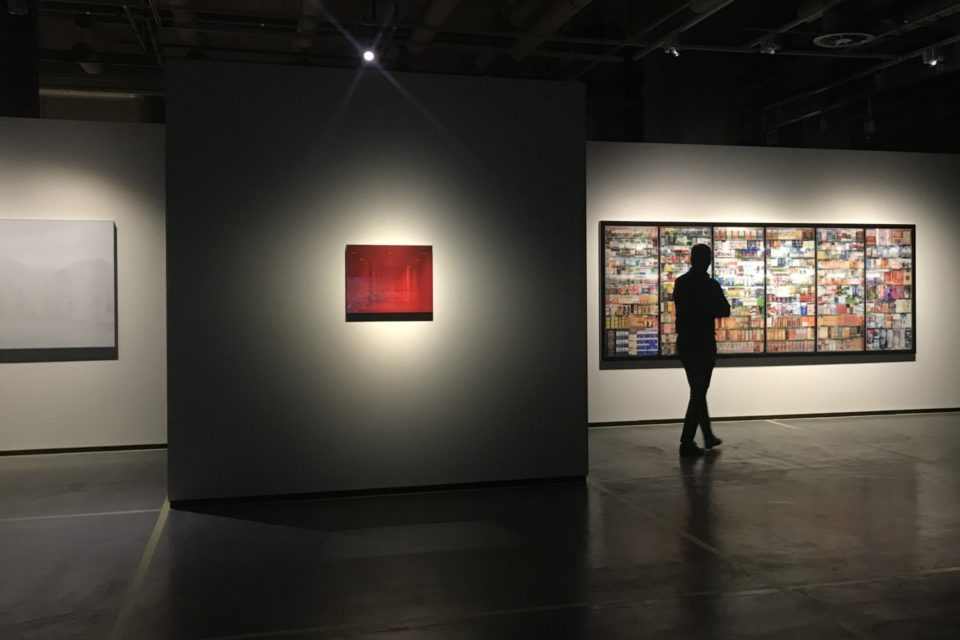 Selection of photo- and video works in the second half of the exhibition
